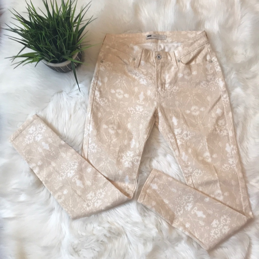 Levi’s legging Jeans - Cream and white